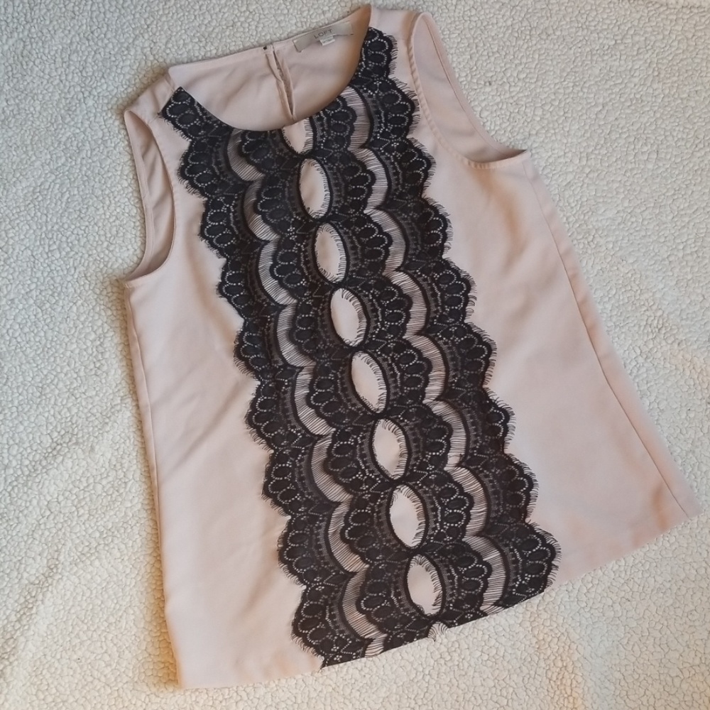 Loft lace top